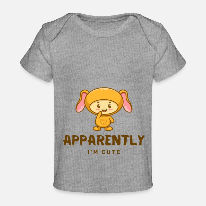 cool Bébé - T-shirt Premium bébé bio - gris chiné