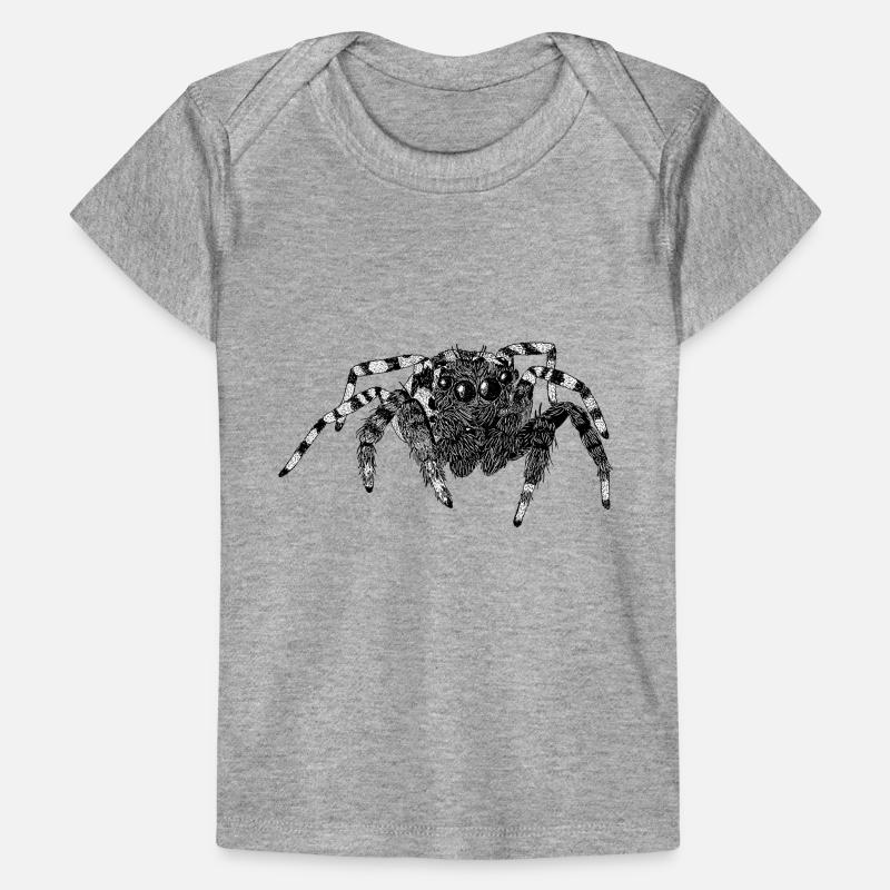 Jumping Spider Cute Spider Phidippus Arachnide Baby Premium Organic T-shirt