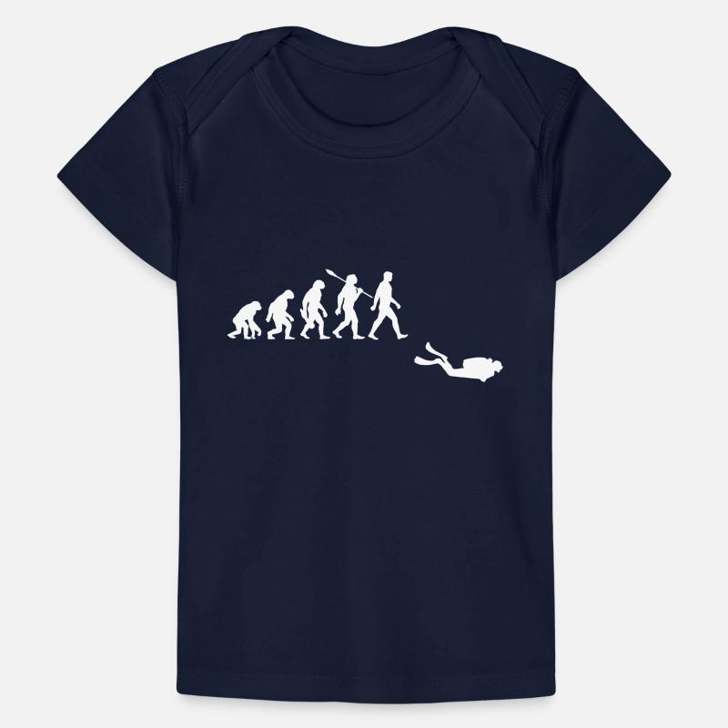 Evolution Diving Diver T-shirt Premium bébé bio