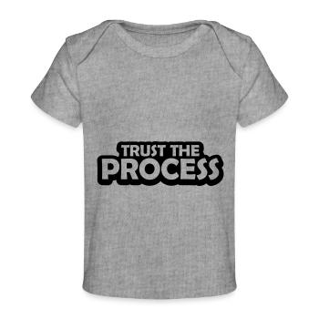 faire confiance au processus Devis - T-shirt Premium bébé bio - gris chiné - Devant