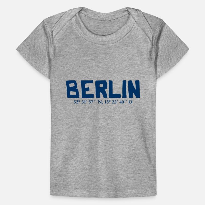 Berlin coordinates - Latitude - Longitude Baby Premium Organic T-shirt