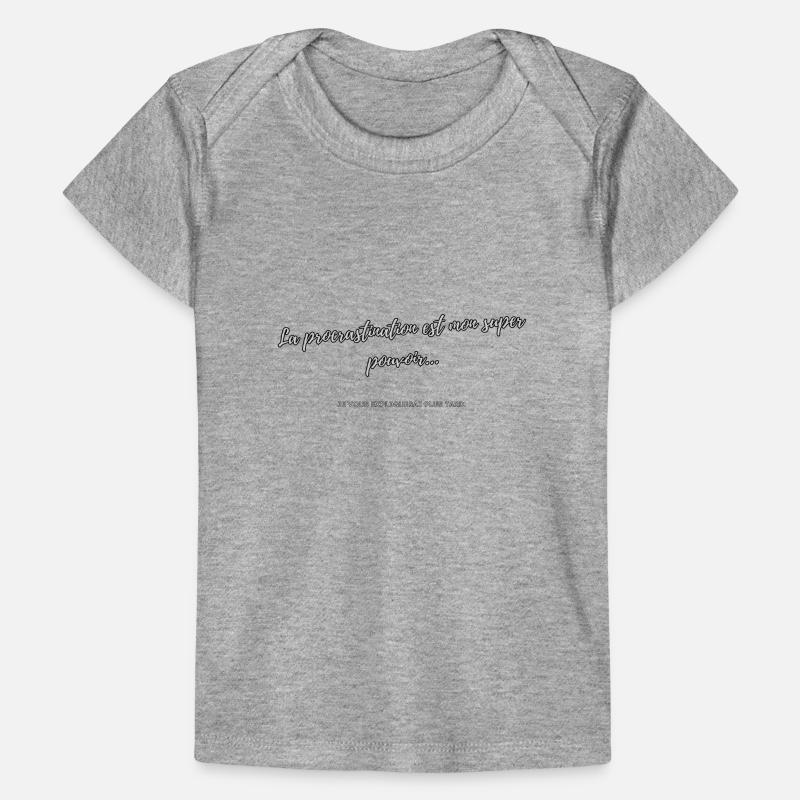 Procrastination Baby Premium Organic T-shirt