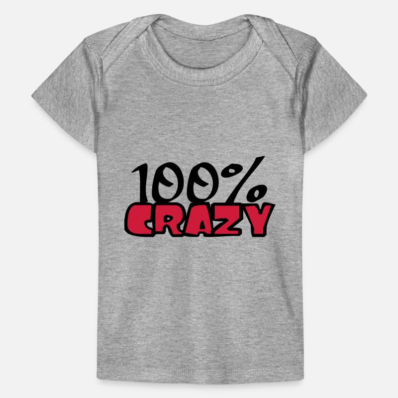 confus 100 cent pour cent texte de bande dessinée T-shirt Premium bébé bio