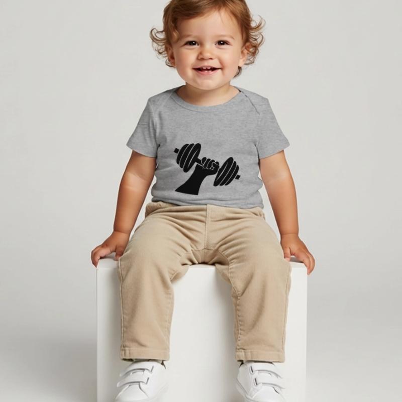 Dumbbell Weights Baby Premium Organic T-shirt