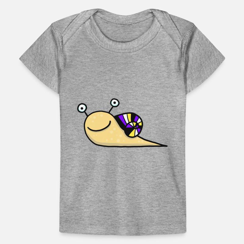Nonbinary Snail Baby Premium Organic T-shirt