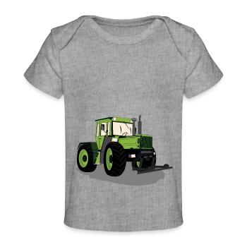 Tracteur, Tracteur, Agriculture, Agriculture, MB Trac - T-shirt Premium bébé bio - gris chiné - Devant