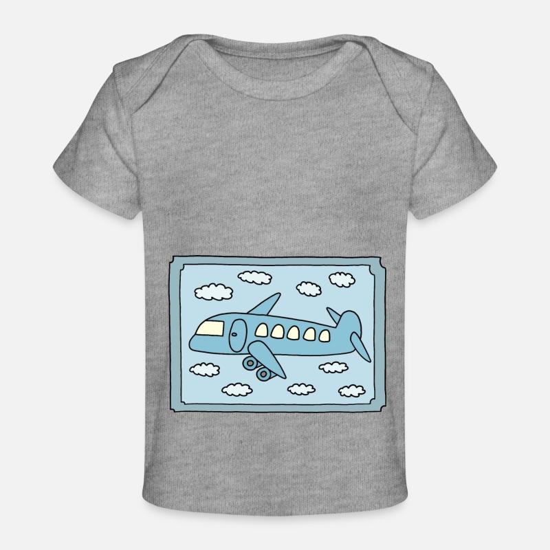 Conception d’avions - T-shirt Premium bébé bio - gris chiné