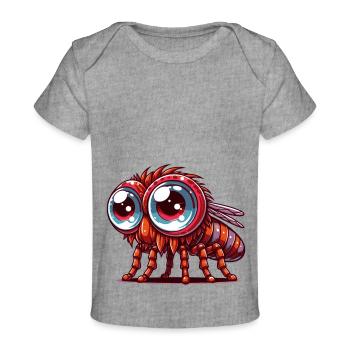 Fly - Baby Premium Organic T-shirt - heather grey - Front