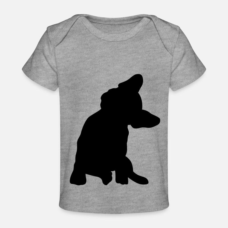 Frenchie - T-shirt Premium bébé bio - gris chiné
