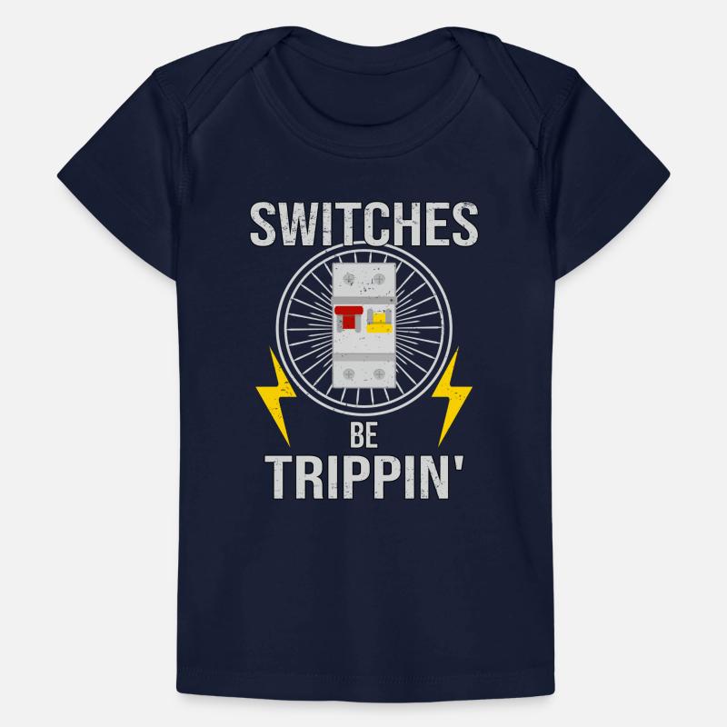 Switch box fuse Electrician Electronics technician Baby Premium Organic T-shirt