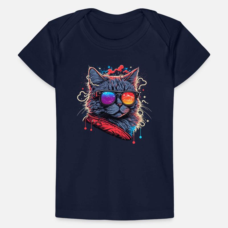 Chat électronique T-shirt Premium bébé bio