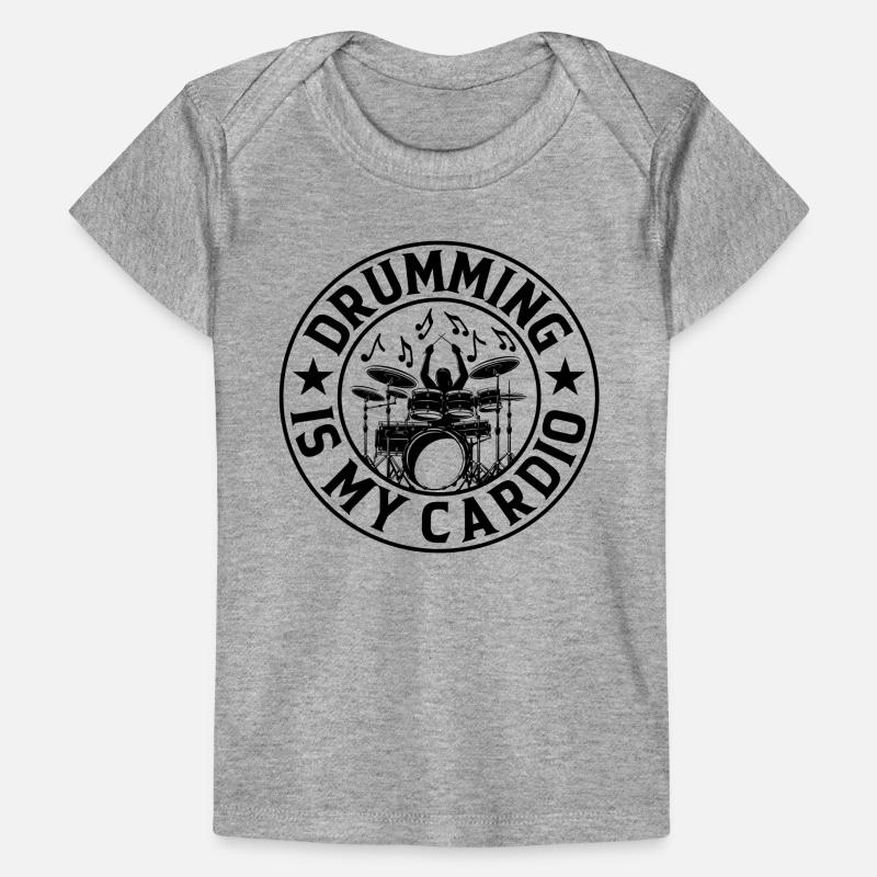 Drumming Is My Cardio - Batteur Batteur T-shirt Premium bébé bio