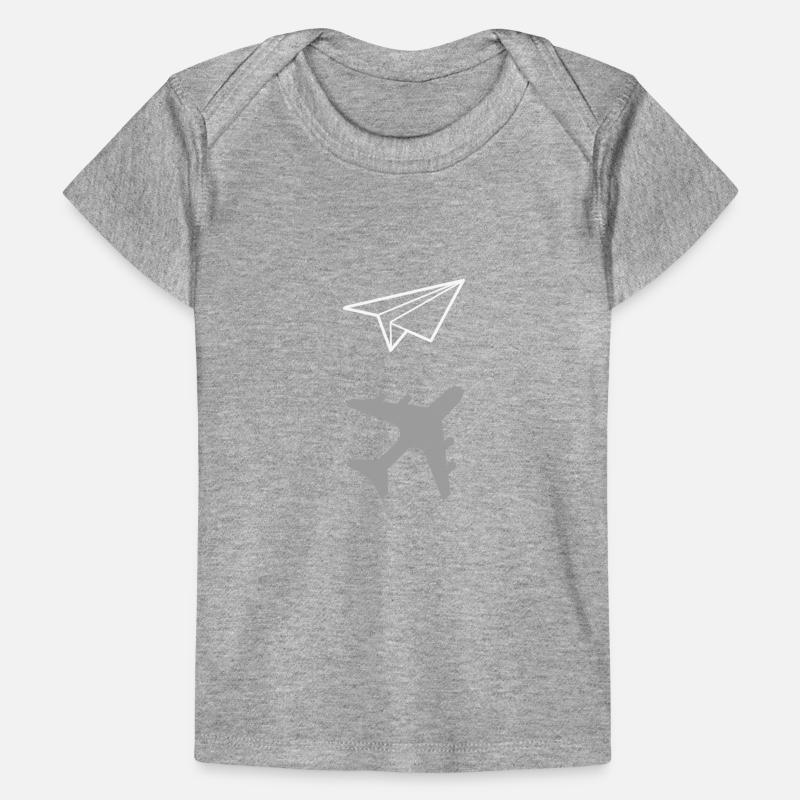Paperplane Schatten Künstler oder Pilot Geschenk Baby Premium Organic T-Shirt