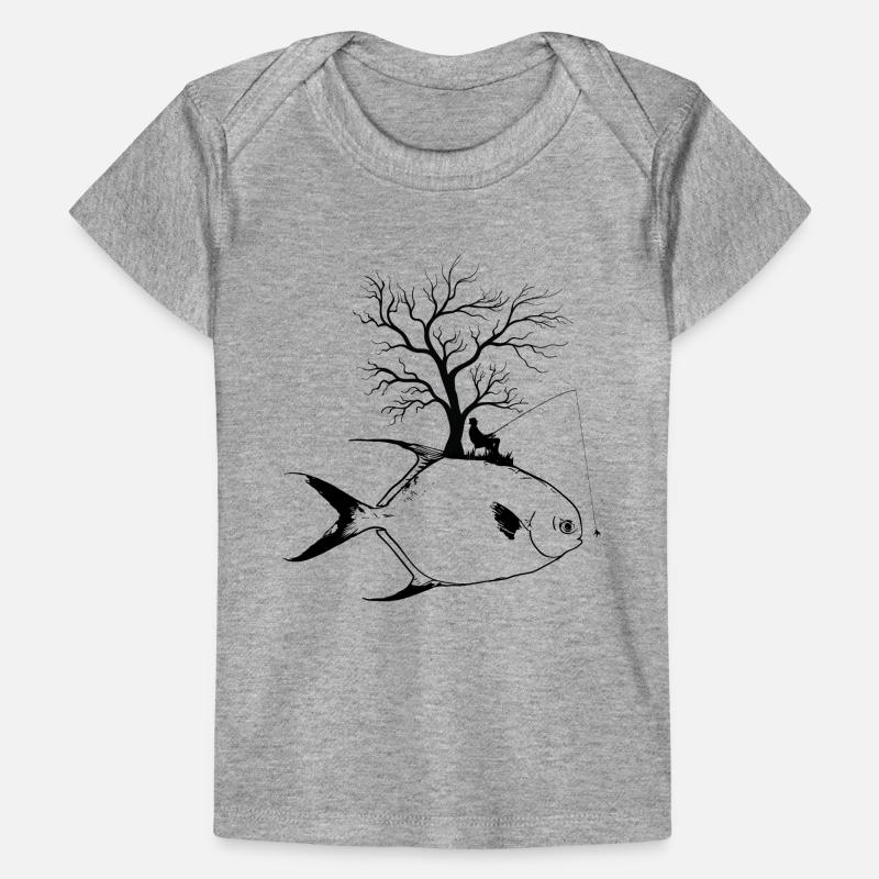 Graphic Tree - Fish Pompano Baby Premium Organic T-shirt