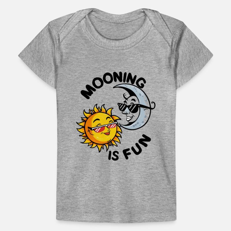 Solar Eclipse Funny Mooning The Sun Is Fun Baby Premium Organic T-shirt