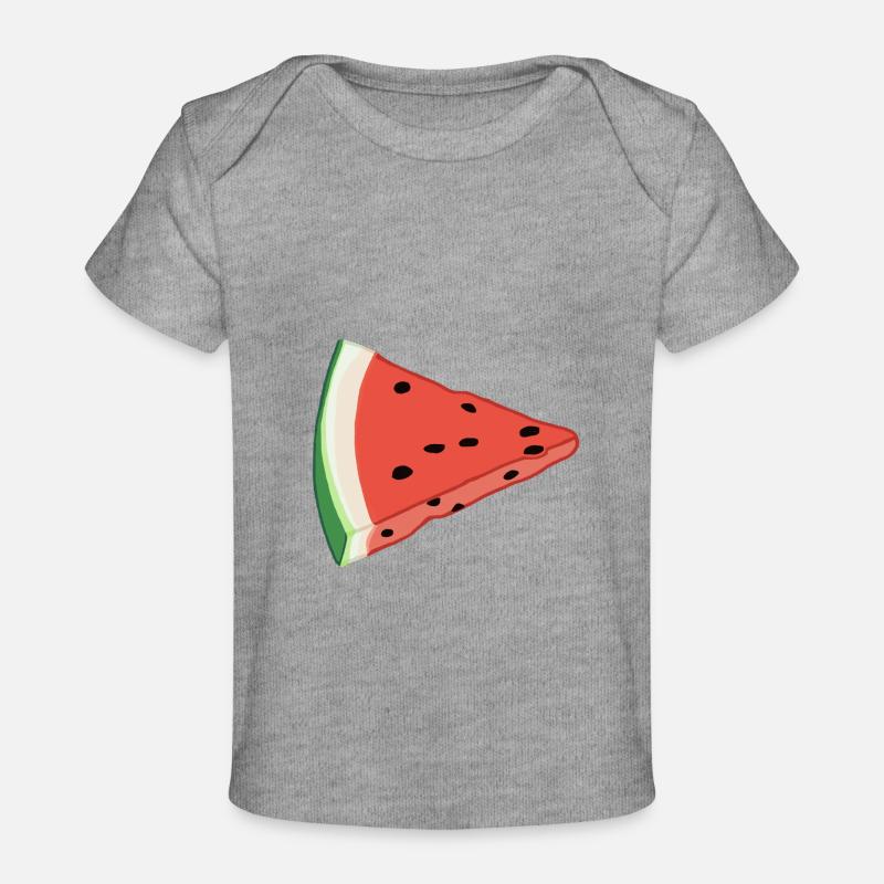 Pastèque - T-shirt Premium bébé bio - gris chiné