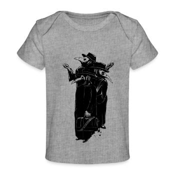 Virus Doktor - Baby Premium Organic T-Shirt - Grau meliert - Vorne