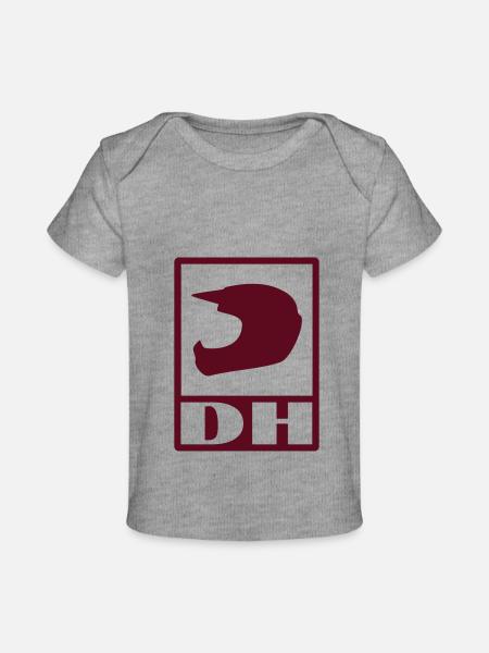 Bergab - Baby Premium Organic T-Shirt - Grau meliert
