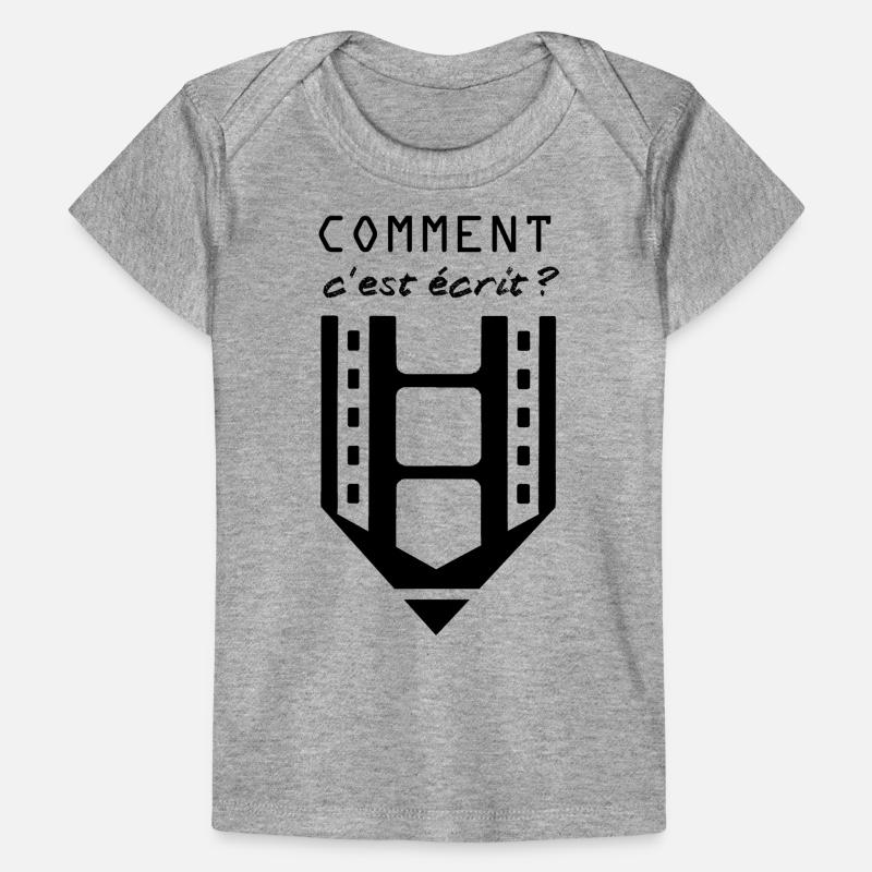 Comment c'est écrit NB Transparent T-shirt Premium bébé bio