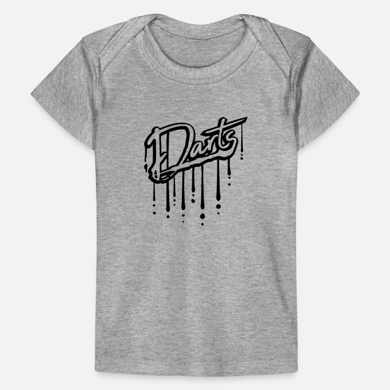 logo drop jeu de fléchettes graffiti crew dart team f T-shirt Premium bébé bio