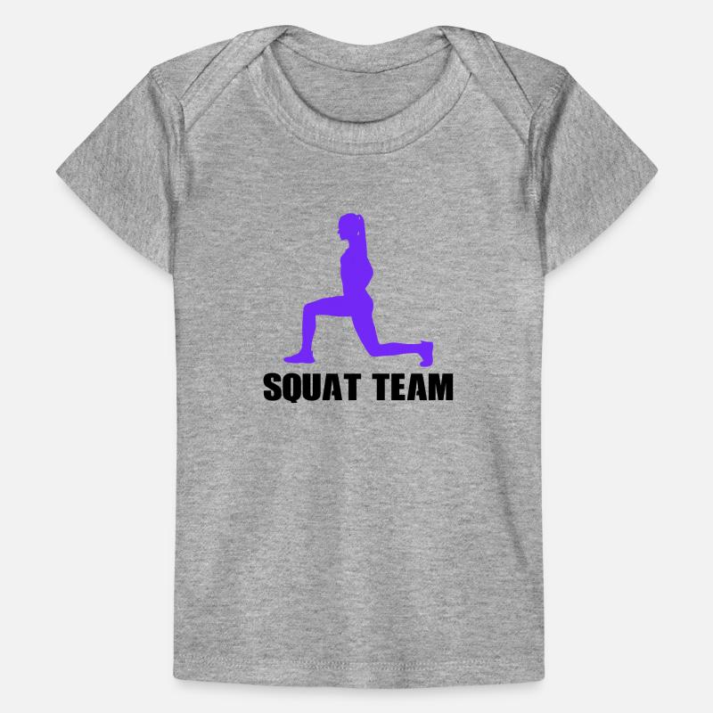 Kvinde Squat Team Premium Baby T-shirt 
