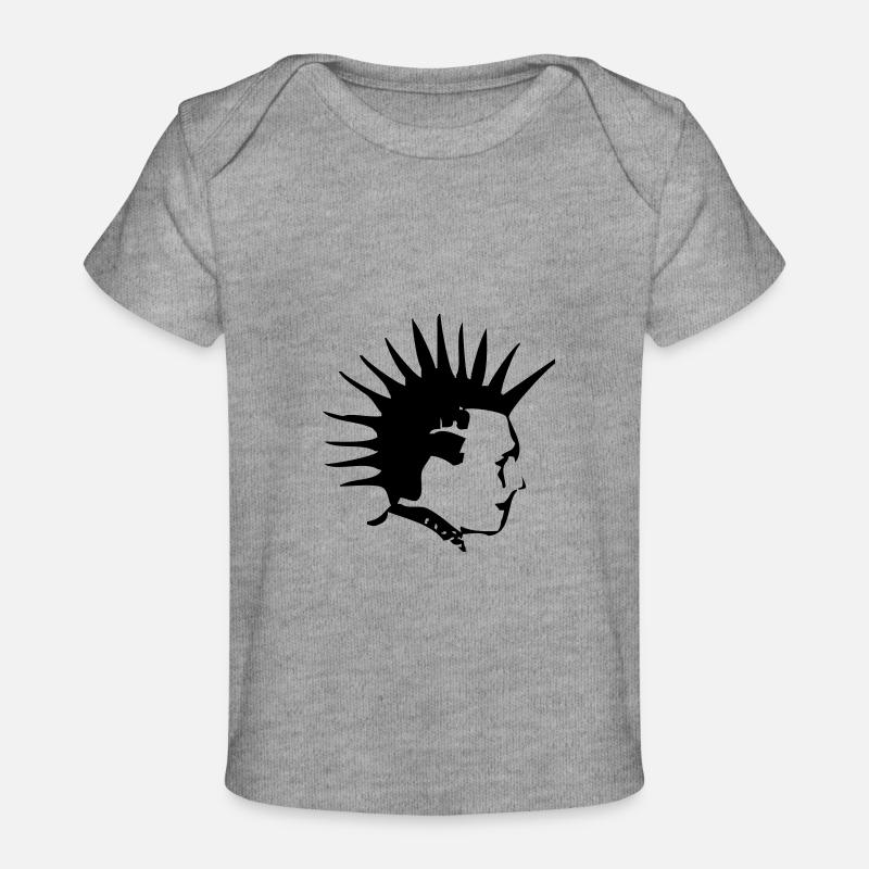 Punk - T-shirt Premium bébé bio - gris chiné