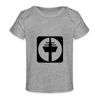 Colonius Cologne pictogramme - T-shirt Premium bébé bio - gris chiné - Devant