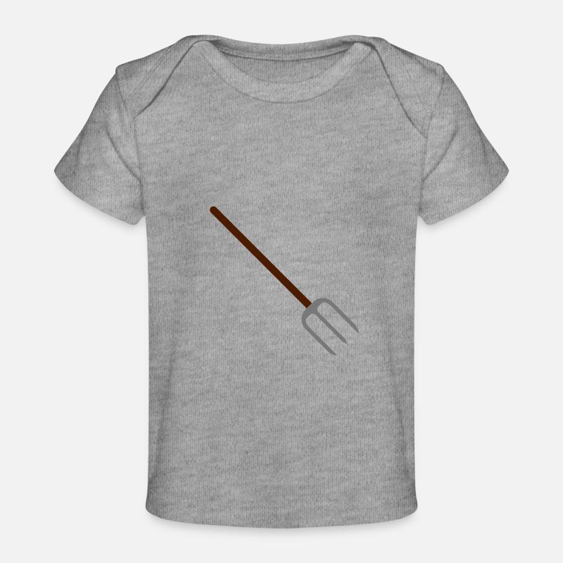 fourche à foin - T-shirt Premium bébé bio - gris chiné