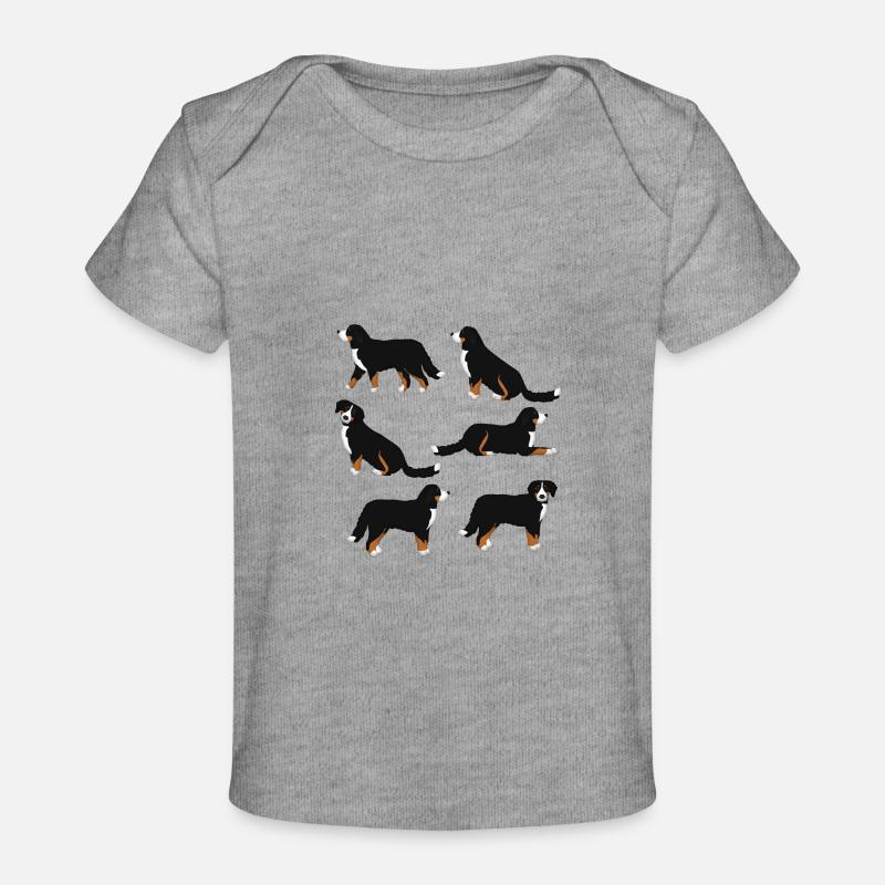 Sélection de Bouvier Bernois - T-shirt Premium bébé bio - gris chiné