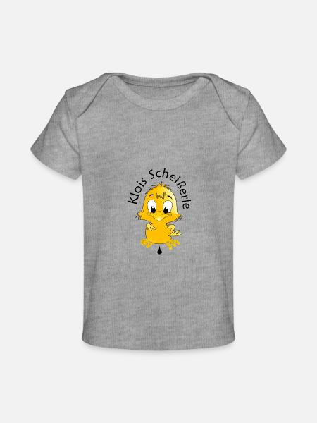 Klois Scheißerle - Baby Premium Organic T-Shirt - Grau meliert