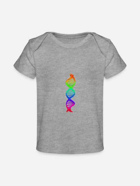 DNA - Baby Premium Organic T-Shirt - Grau meliert