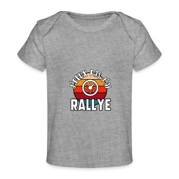 J’peux pas j’ai rallye - T-shirt Premium bébé bio - gris chiné - Devant