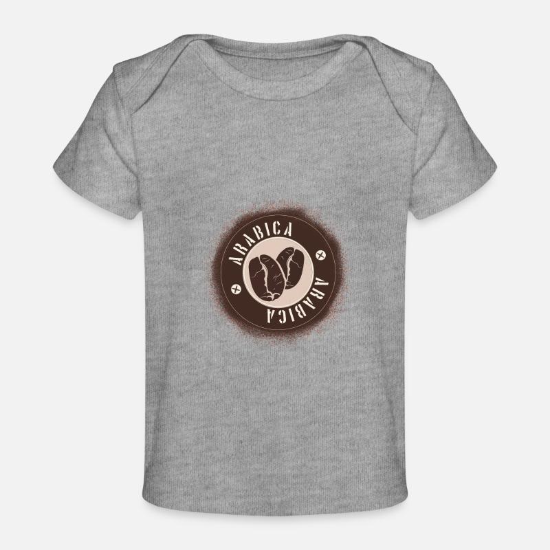 Café Arabica. - T-shirt Premium bébé bio - gris chiné