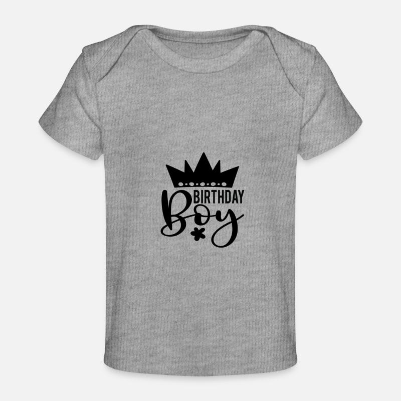 Garçon d’anniversaire - T-shirt Premium bébé bio - gris chiné