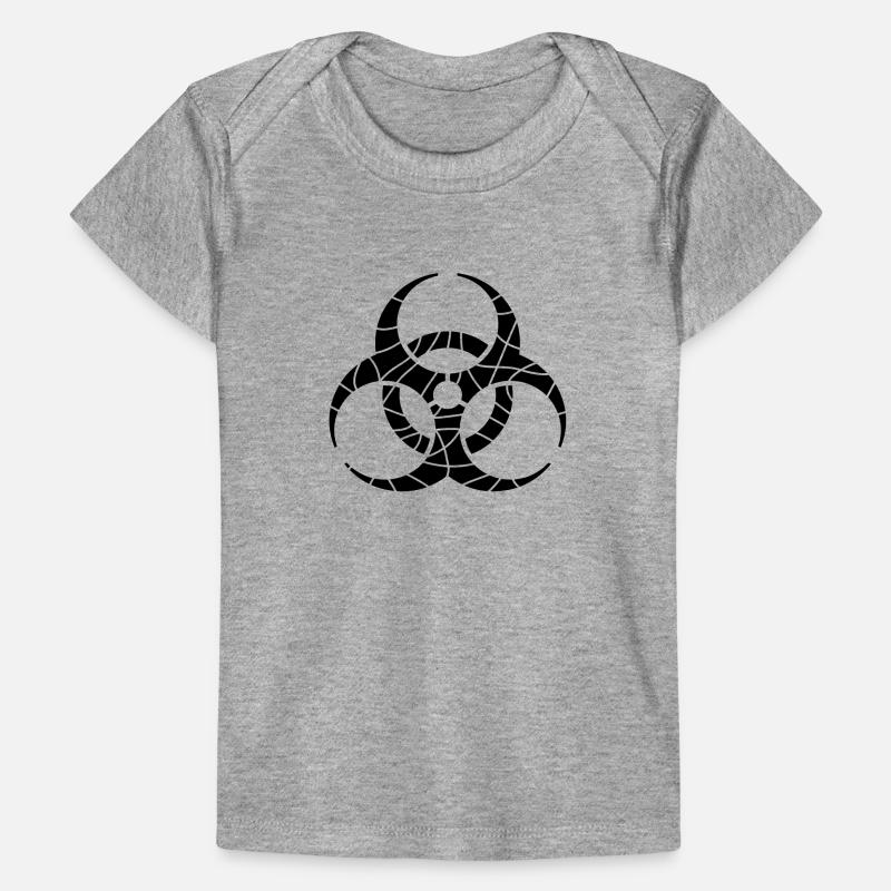 Biohazard Symbol Cracks Design Baby Premium Organic T-shirt