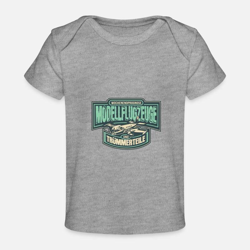 Modèle de modèle RC modèle modèle pilote - T-shirt Premium bébé bio - gris chiné