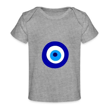 Nazar Boncuk - Vorne - Baby Premium Organic T-Shirt - Grau meliert - Vorne