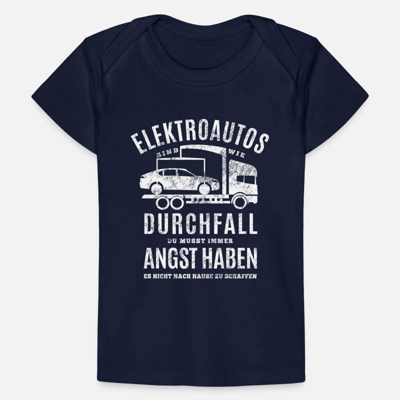 Elektroauto - E-Auto Reichweite Durchfall Spruch Baby Premium Organic T-Shirt