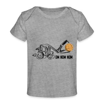 Traktor Babysachen - Baby Premium Organic T-Shirt - Grau meliert - Vorne