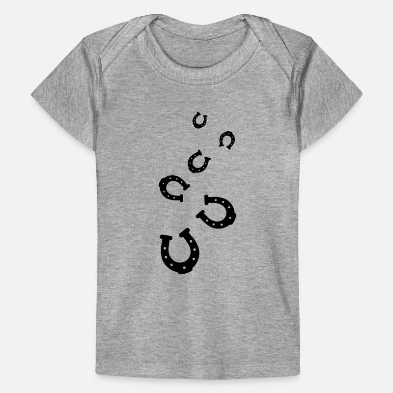 Icône en fer à cheval T-shirt Premium bébé bio
