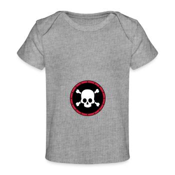 *** Pirate *** - T-shirt Premium bébé bio - gris chiné - Devant