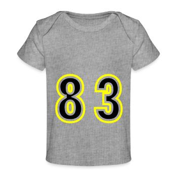 83 Number College - Baby Premium Organic T-shirt - heather grey - Front