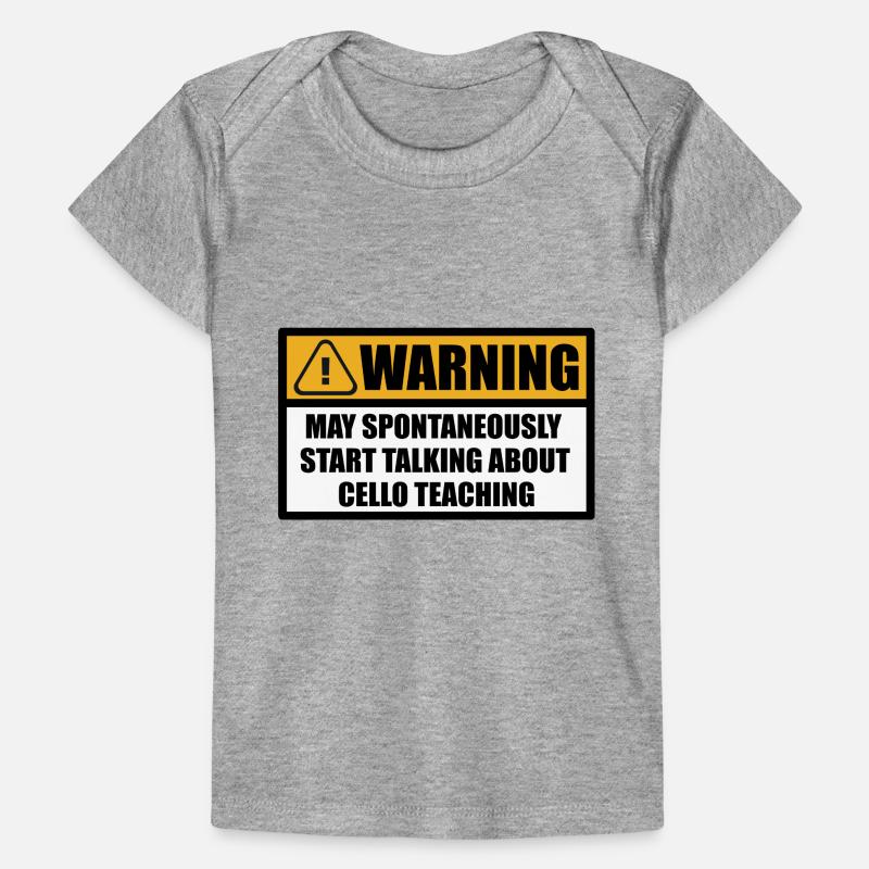 Professeur de violoncelle Professeur de violoncelle Professeur de violon T-shirt Premium bébé bio