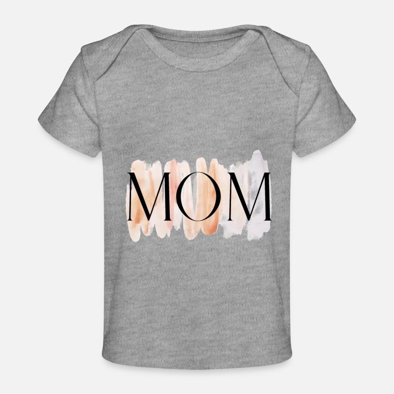 MAMAN - T-shirt Premium bébé bio - gris chiné