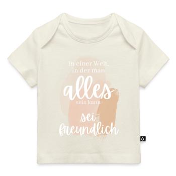 POSITIVE EINSTELLUNG MINDSET Motivation - Baby Premium Organic T-Shirt - Dunkelnavy - Vorne