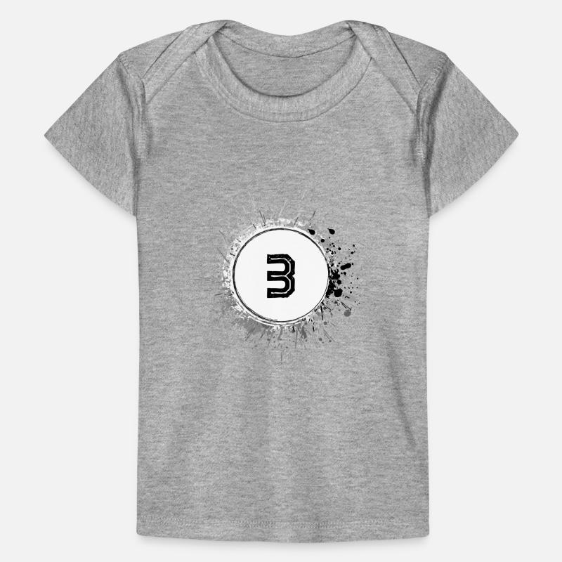 3 Nombre d’objets blob T-shirt Premium bébé bio
