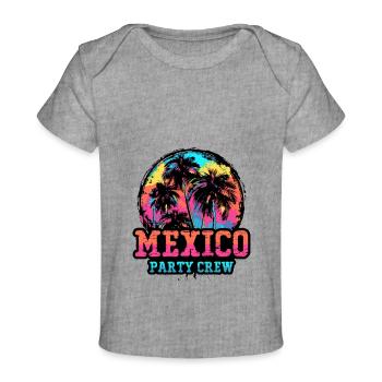 Mexico Party Crew - Baby Premium Organic T-shirt - heather grey - Front