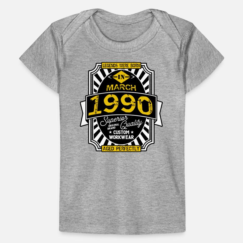 1990 MARCH T-shirt Premium bébé bio
