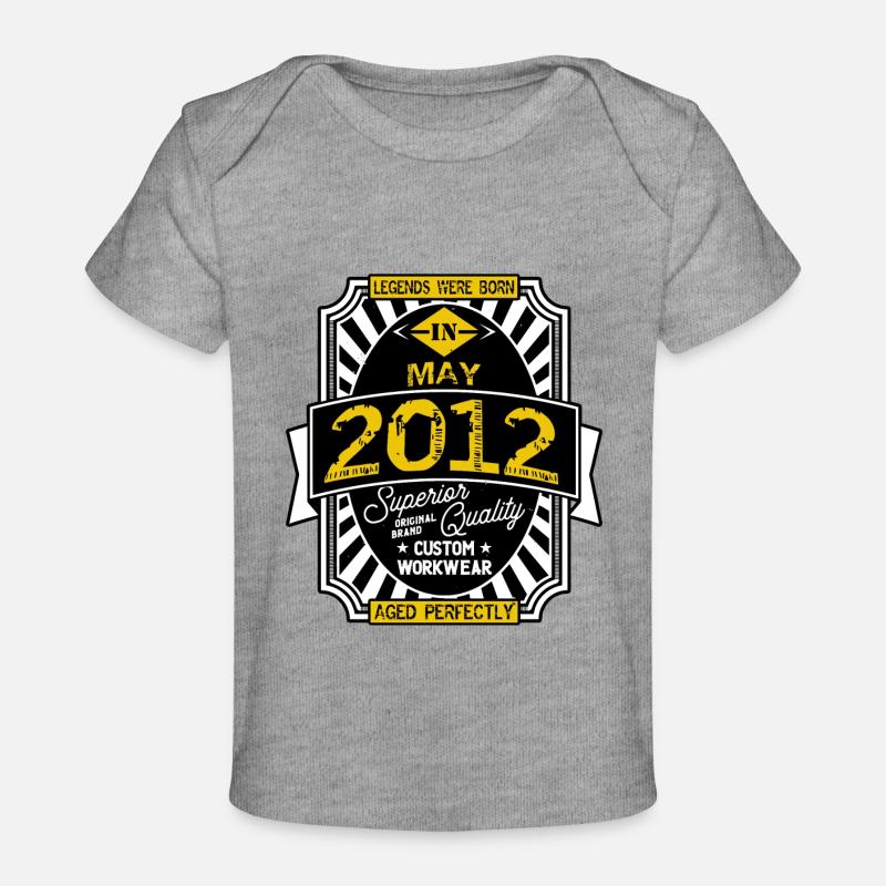 2012 MAY - T-shirt Premium bébé bio - gris chiné