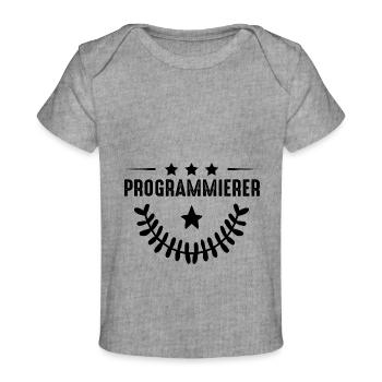 Programmer profession - Baby Premium Organic T-shirt - heather grey - Front